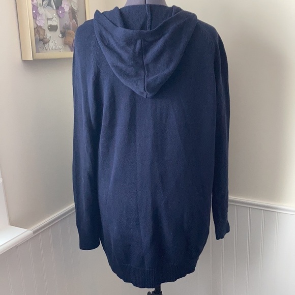 CABI Newport Hoodie Navy #5275 M LIKE NEW - Picture 3 of 4